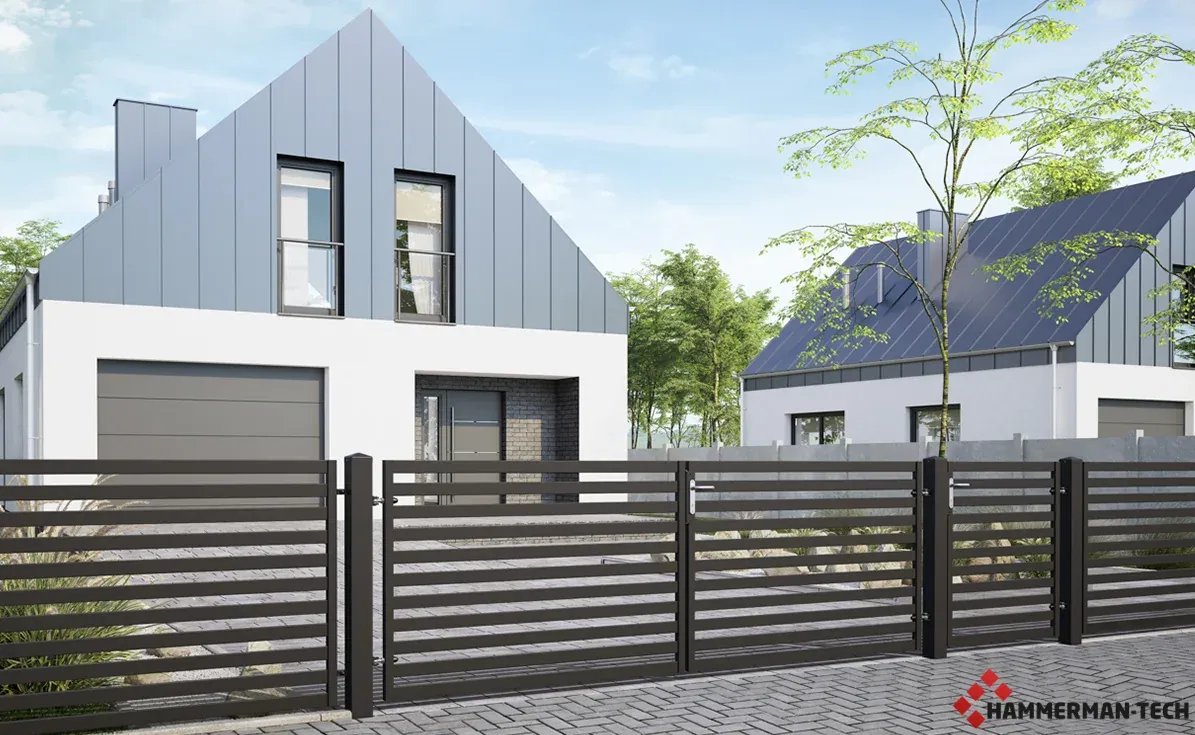 Moderner Zaun – zeitloses Design