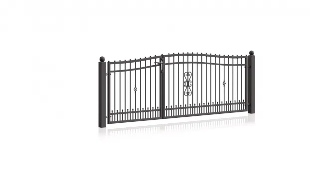 Tor mit Einteilung 1/3 u. 2/3