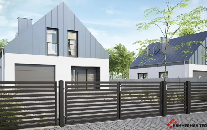 Moderner Zaun – zeitloses Design