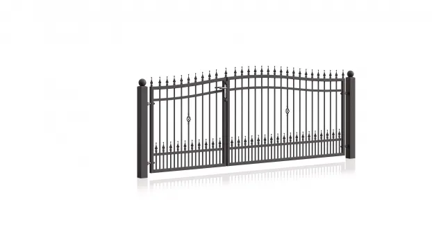 Tor mit Einteilung 1/3 u. 2/3