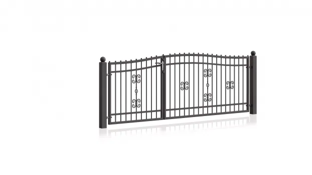 Tor mit Einteilung 1/3 u. 2/3