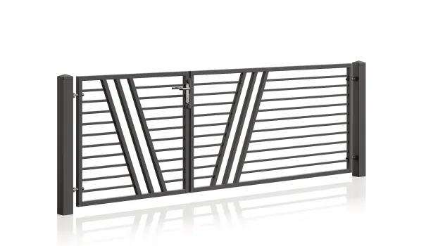 Tor mit Einteilung 1/3 u. 2/3