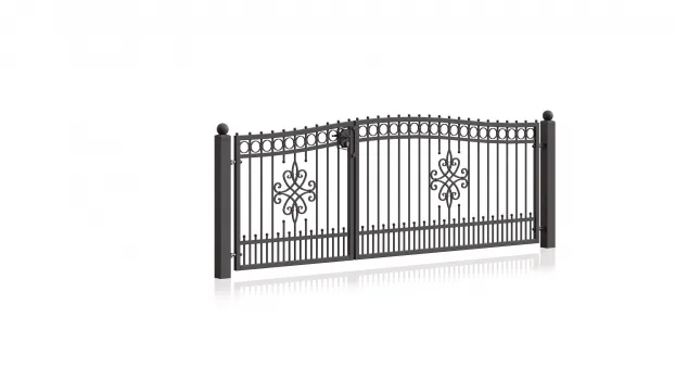 Tor mit Einteilung 1/3 u. 2/3