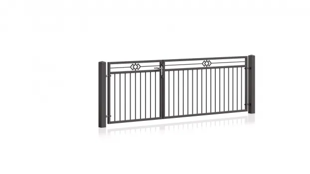 Tor mit Einteilung 1/3 u. 2/3