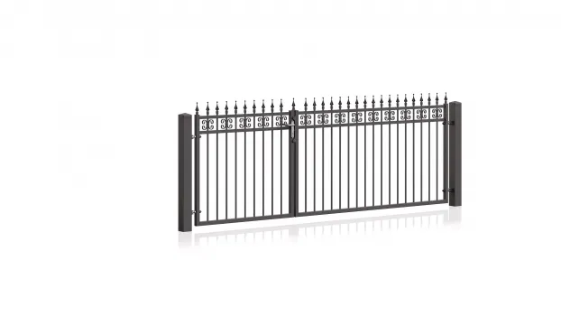 Tor mit Einteilung 1/3 u. 2/3